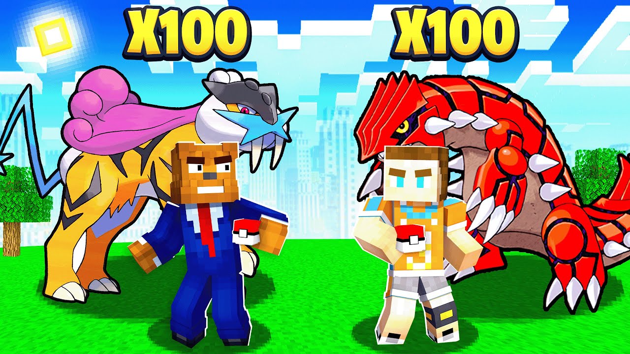 100 Vs 100 In Minecraft Pixelmon