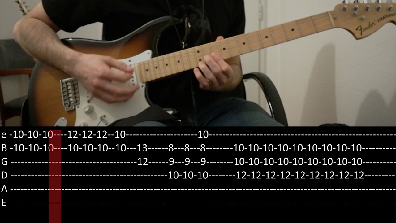 RHCP - By The Way outro Live at Slane Castle (Slow + Play along Tab)