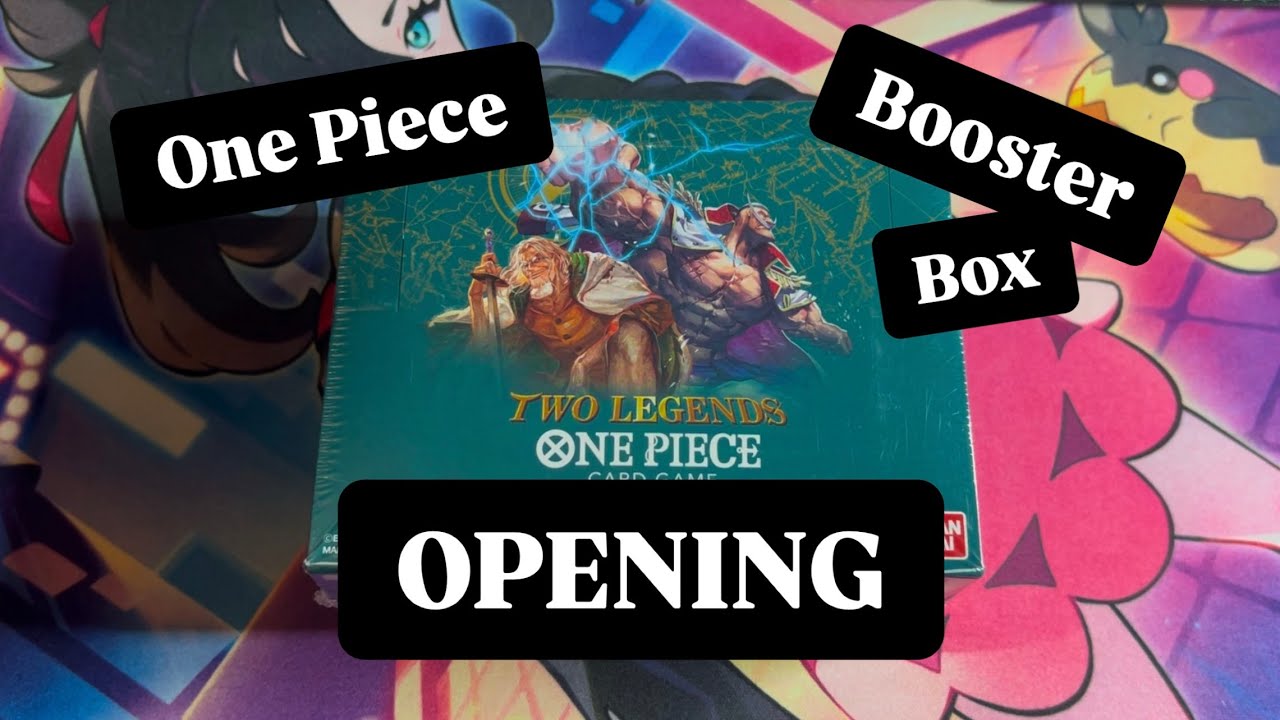 Открытие коробки с бустерами One Piece: OP08 «Две легенды»!!