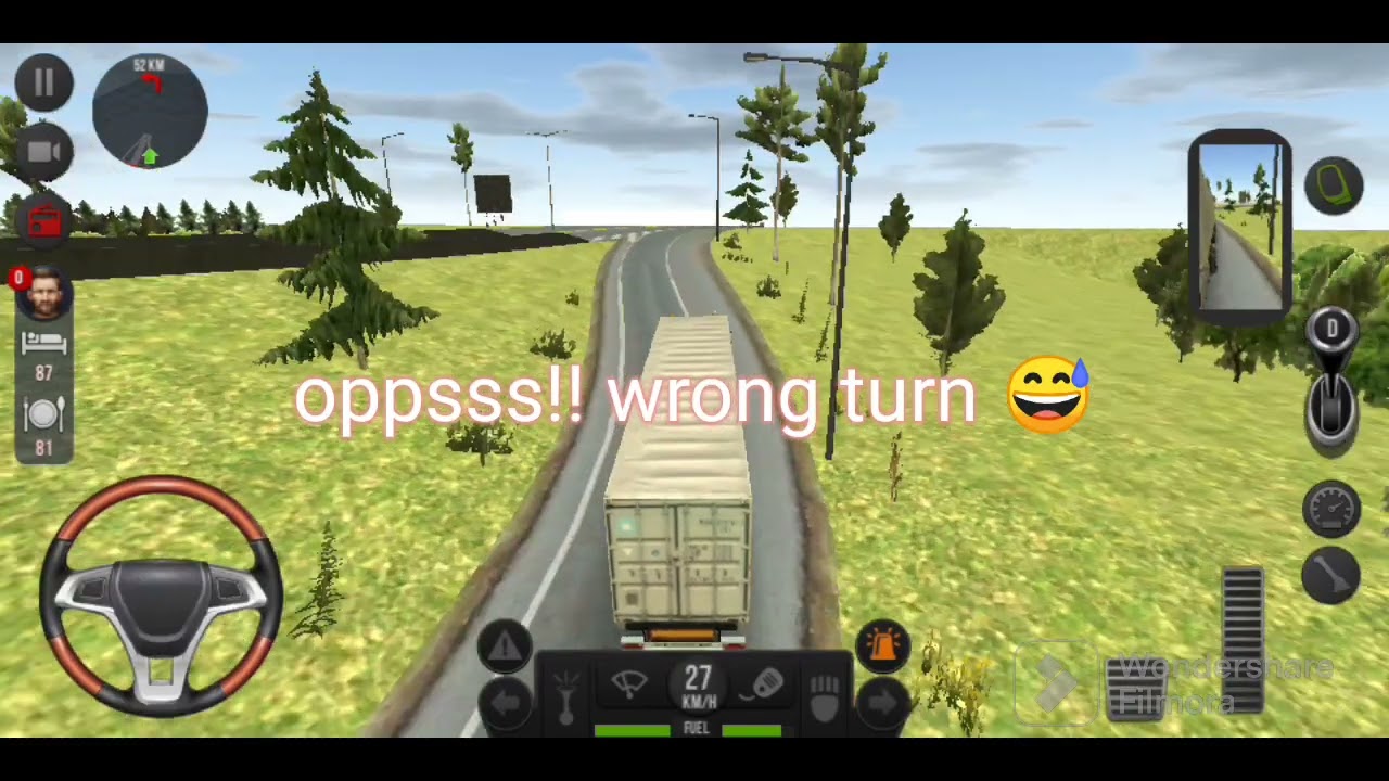 Unlimited money Truck Simulator gameplay