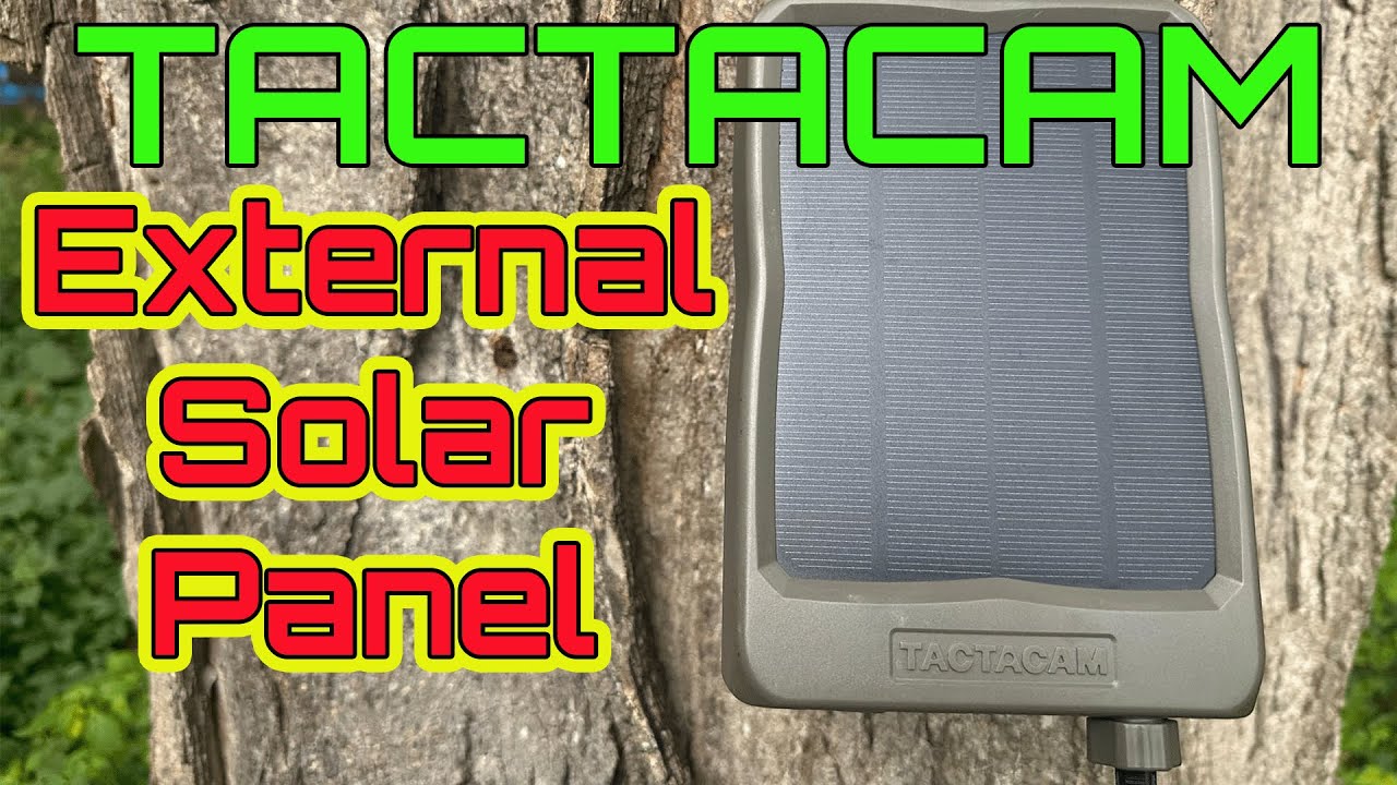 Tactacam Solar Panel