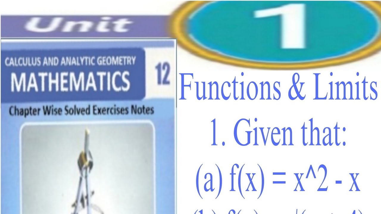 Exercise 1.1|| Q1 (a) f(x) = x^2 - x (b) f(x) = √(x + 4) ( i to iv ) || Class 12 Lahore board || 