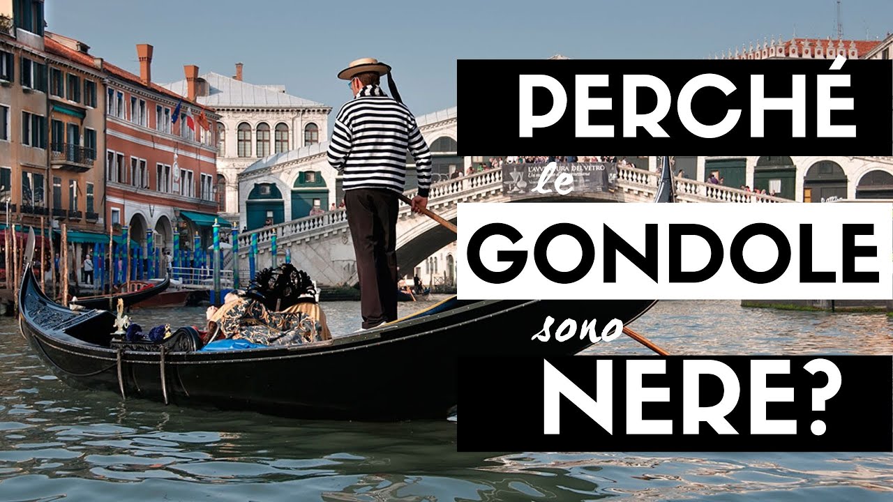 PERCHÈ LE GONDOLE SONO NERE? | And what does the curved iron on the prow mean? 🇮🇹 || italianbites
