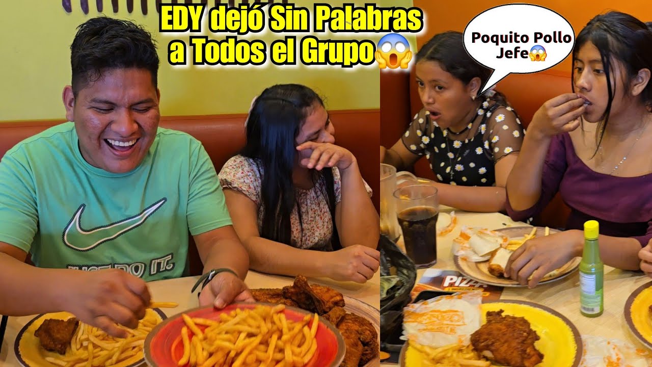 EDY dejó Boca abierta a Todo el Grupo con esta Grán Cantidad de POLLO, DAYSI llora de Alegría😭