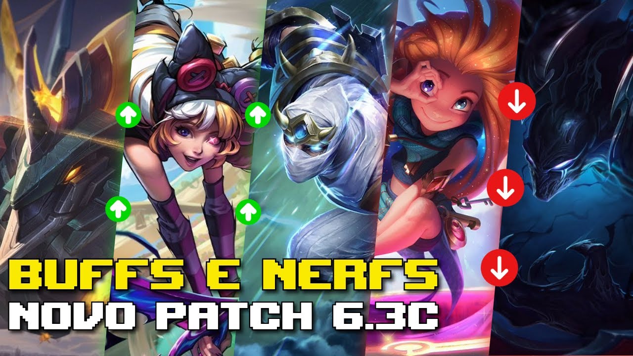 Analysis of the buffs and nerfs in the new Patch 6.3C - LoL Wild Rift Patch Notes