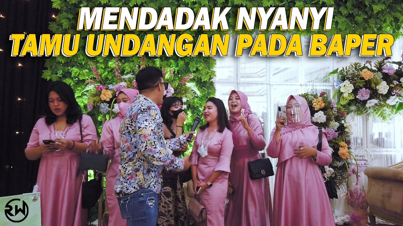 MENDADAK NYANYI DI NIKAHAN ORANG !! TAMUNYA PADA BINGUNG DAN BAPER...