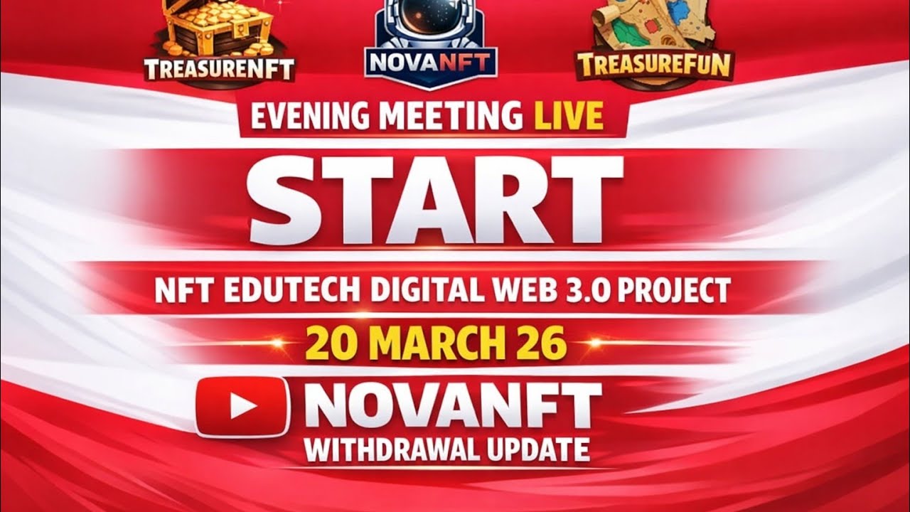 LIVE: TREASURE NFT MEETING | LATEST UPDATES AND INFORMATION | WITHDRAWAL UPDATE NOVANFT 