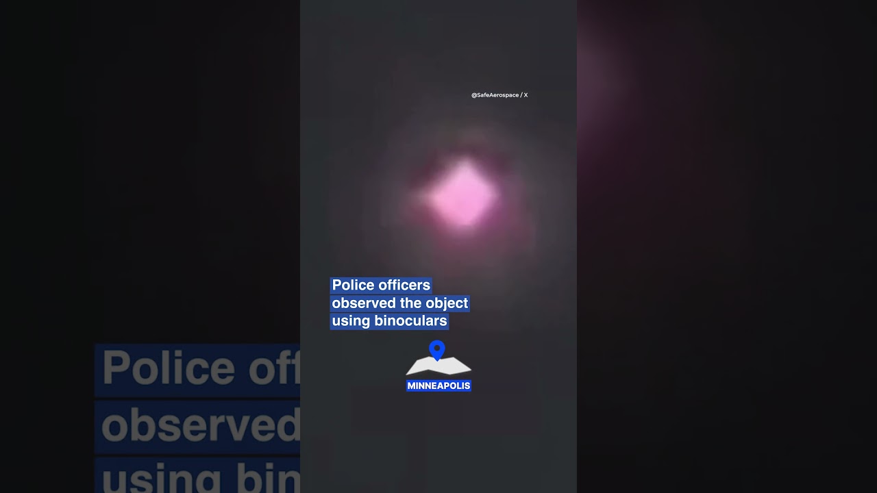 Police spot 'ringed' UFO defying laws of physics