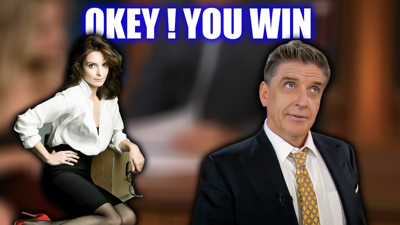 YOU WIN !!! Tina Fey Destroys Craig Ferguson, making Our Gentleman Surrender