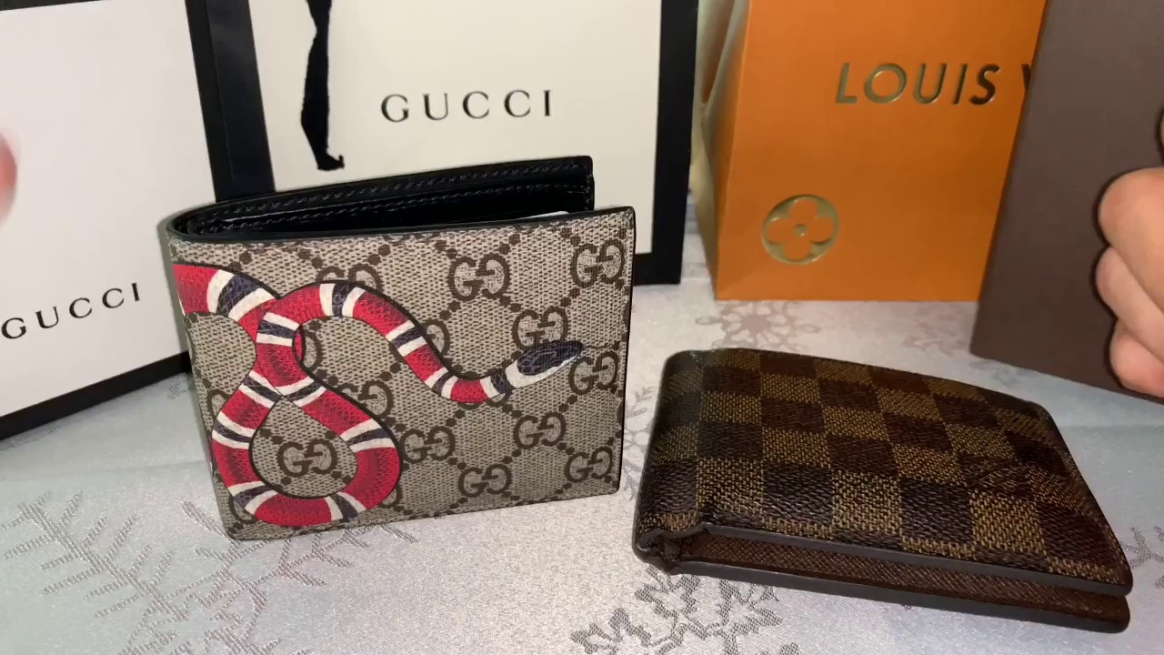 GUCCI vs LV WALLETS