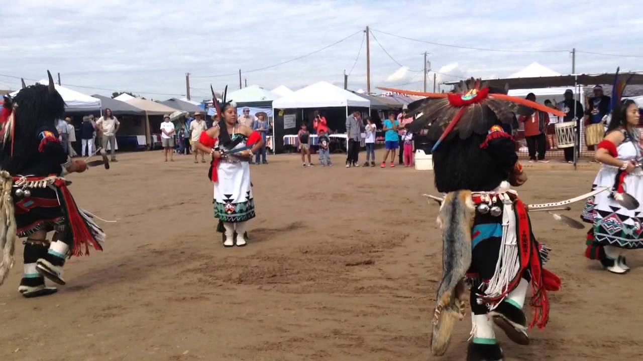 Jemez seasonal dance group @ Kewa pueblo arts & craft show