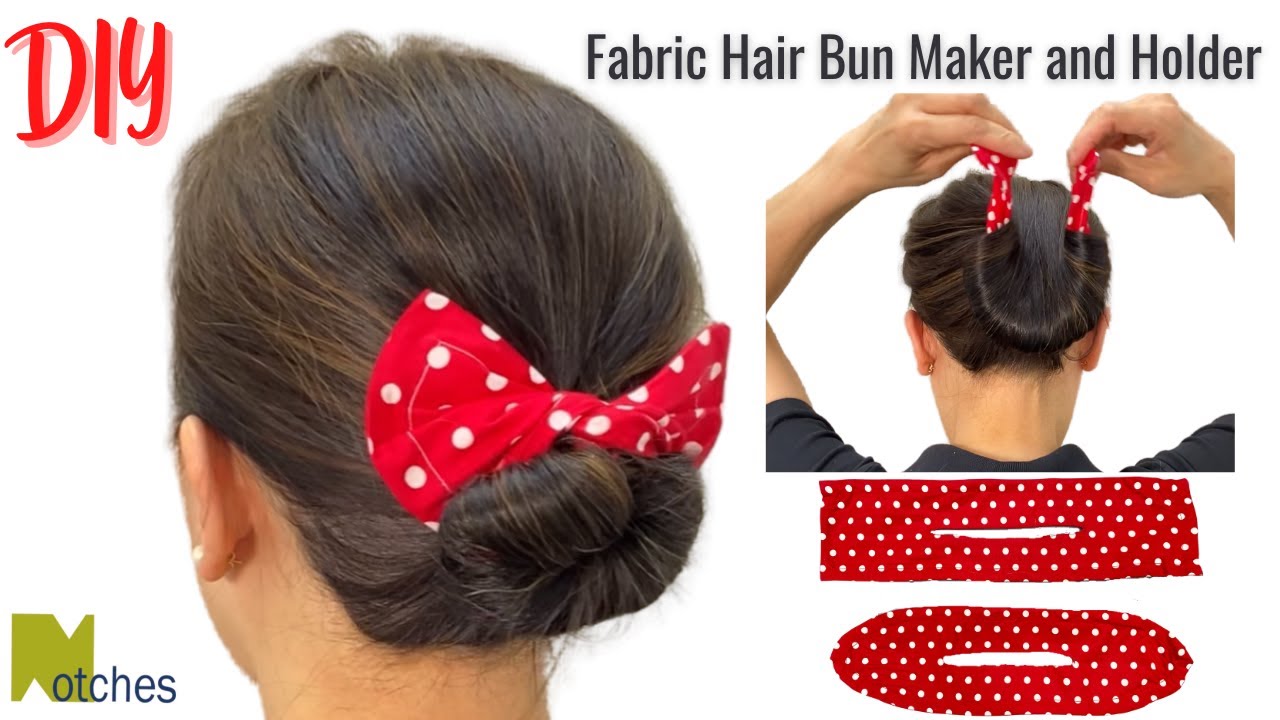 Как сделать своими руками создатель и держатель для пучков из ткани
