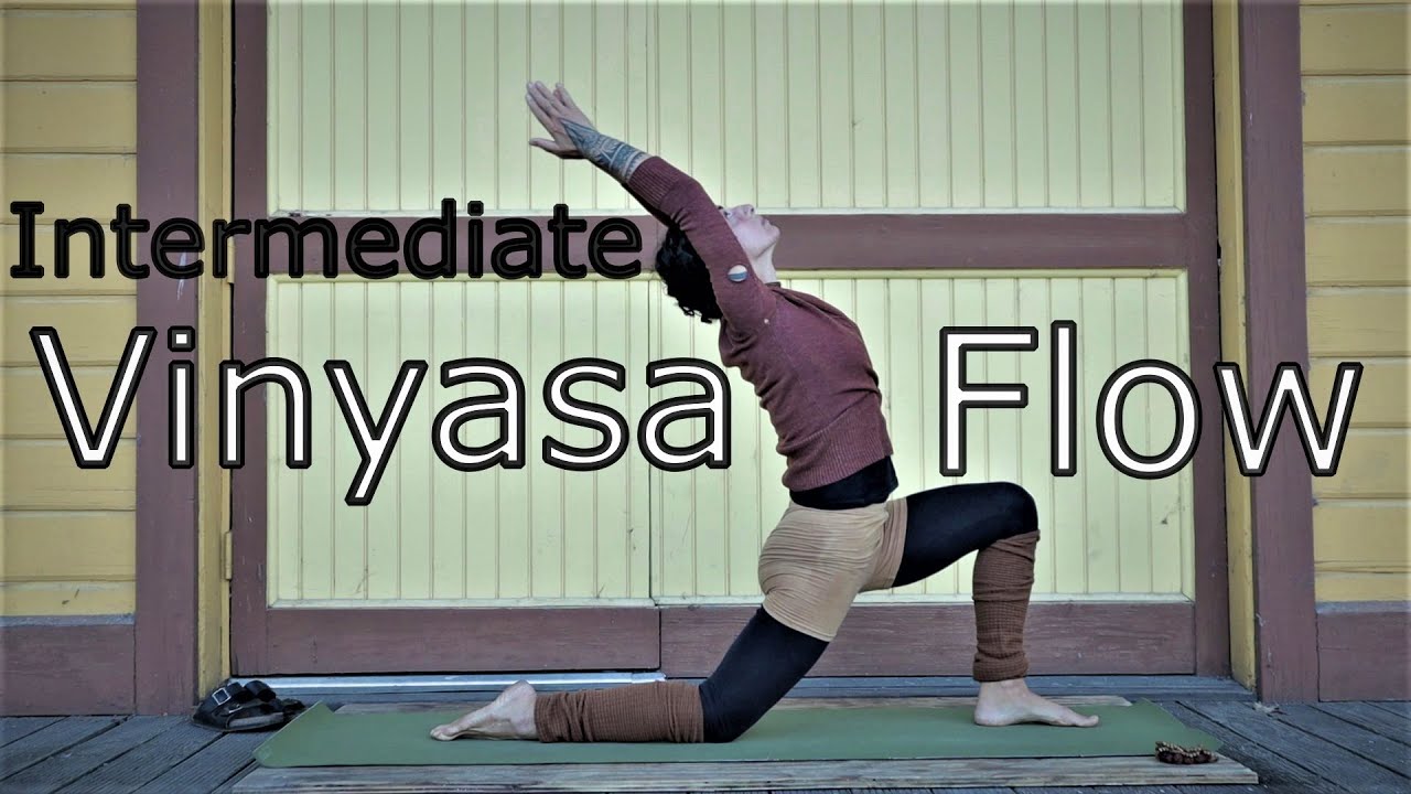 intermediate vinyasa flow practice with backbends and inversions~traditional alignment + sequencing