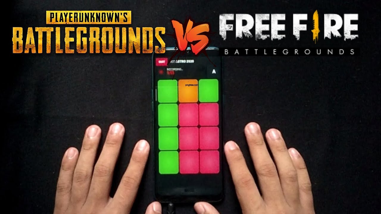 PUBG VS FREE FIRE|Super Pads Cover