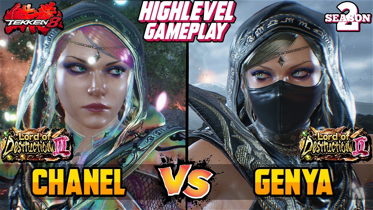 T8 – GENYA (Zafina) vs CHANEL (Zafina) – Tekken 8 High Level Gameplay