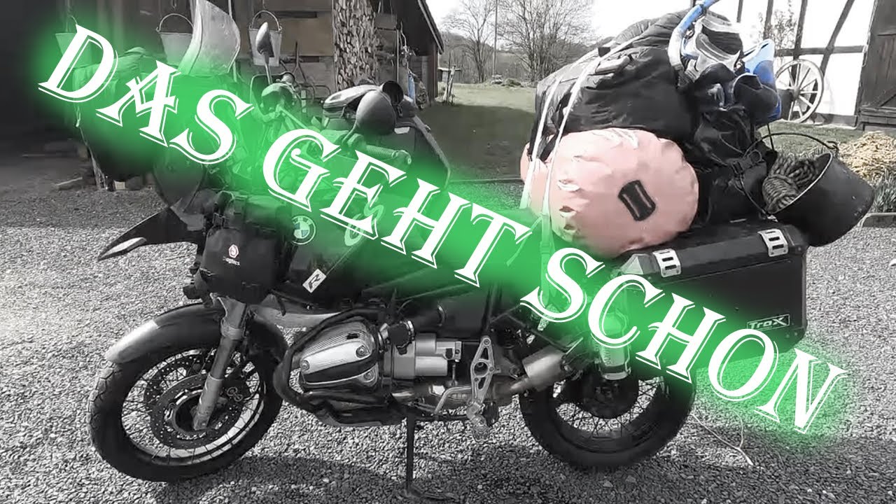 Das Gepäck mal anders, was muß mit und was nicht, TET Kroatien die Motorradtour mit unbekannten Bik.