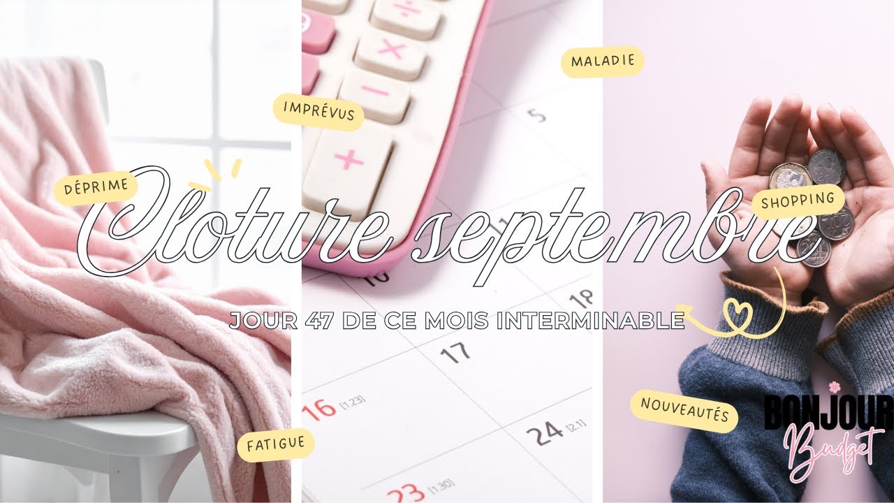 ✉️Clôture de septembre entre grand n’importe et entre aide | Les caisses sont vides 💸