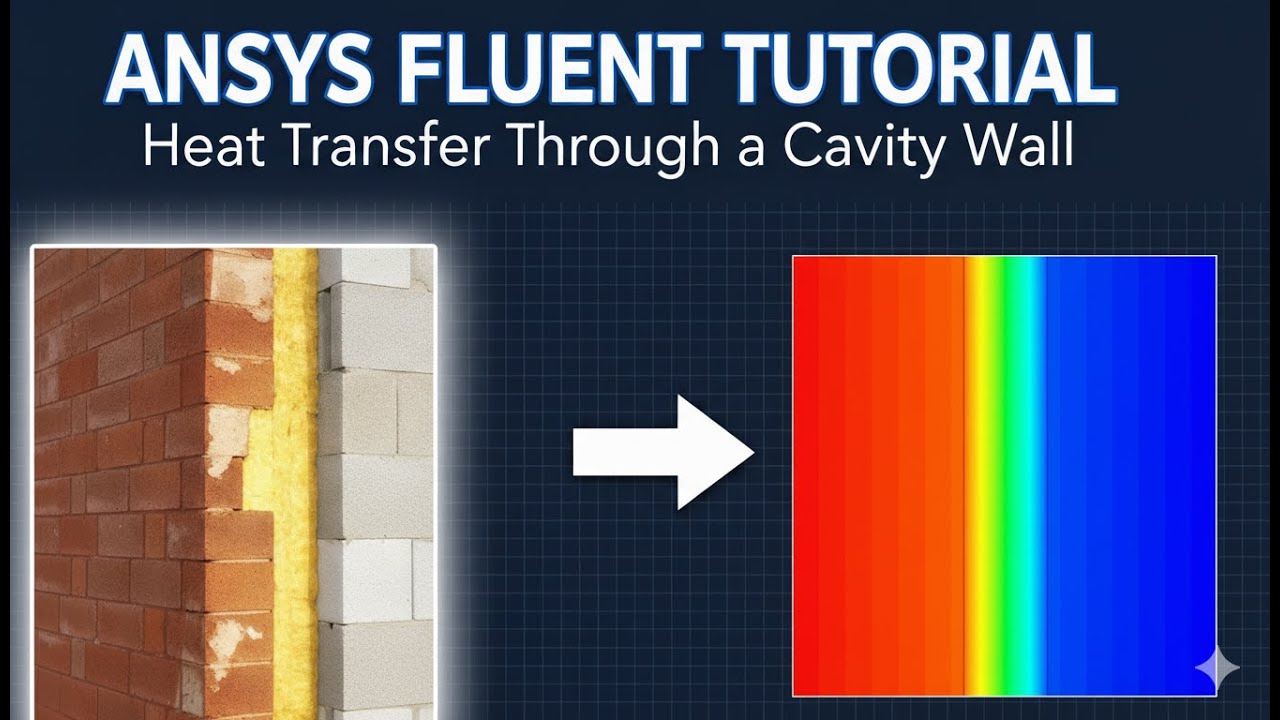 Учебное пособие по ANSYS Fluent: Передача тепла через полость стены | Как изоляция преобразует те...