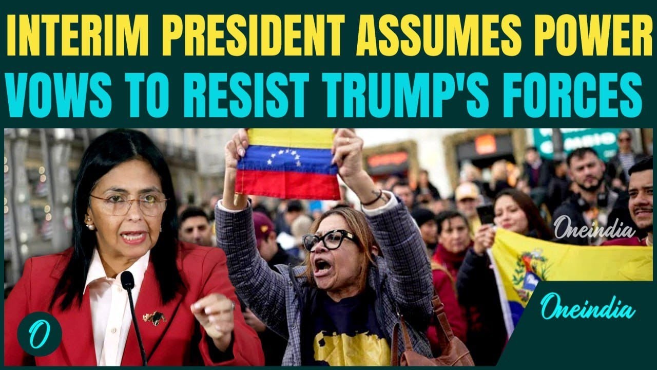 Venezuelan Interim President BLASTS Trump, ACTIVATES All Power After Maduro Kidnapped from Caracas