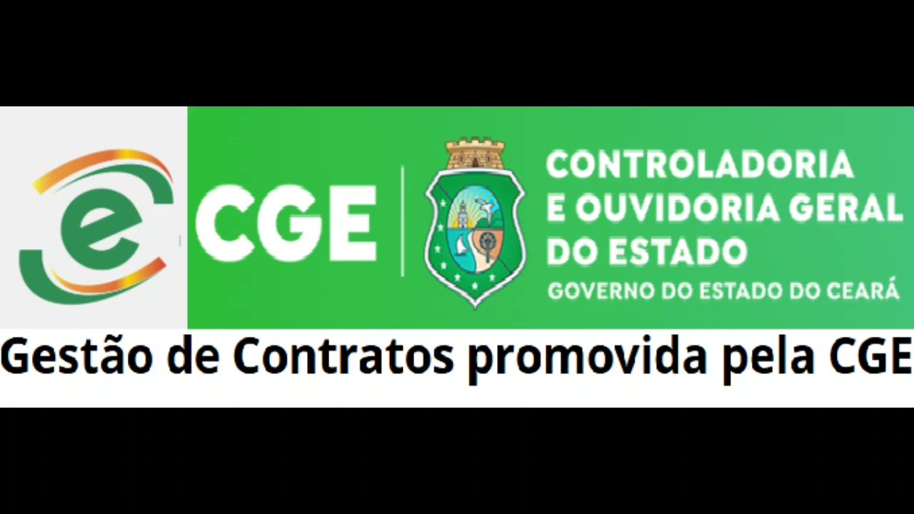 GESTÃO DE CONTRATOS PROMOVIDO PELA CGE   Parte 4 de 4