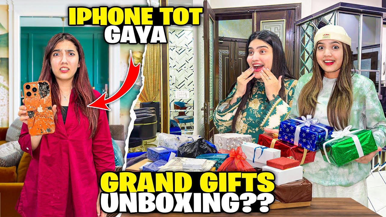 Fans Ky Grand Gifts Ghar Agaye🥰🎁|Zainab Ka iPhone 17 Tot Gaya?😢😱|Papa Gussa Hogaye😡😰|Sistrology