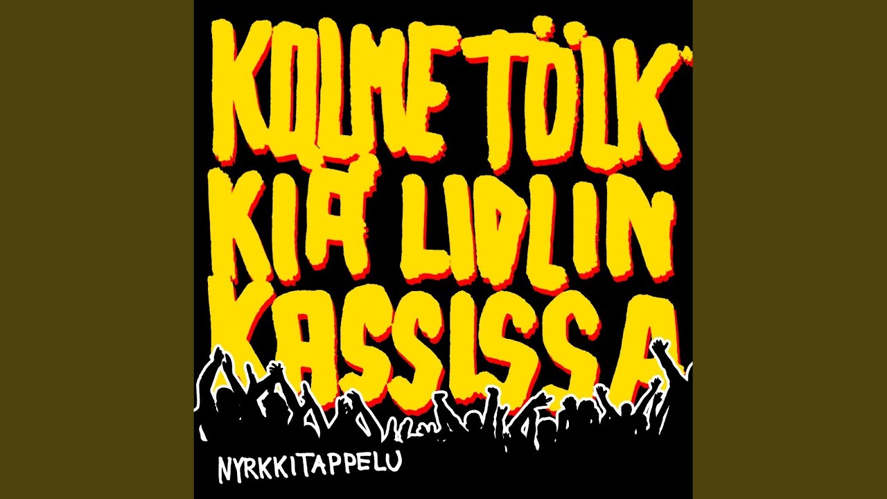 Kolme tölkkiä Lidlin kassissa