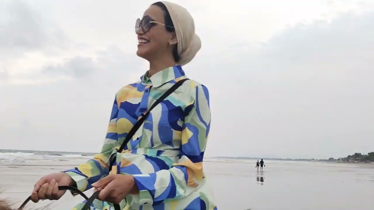 sunset riding at seminyak beach
