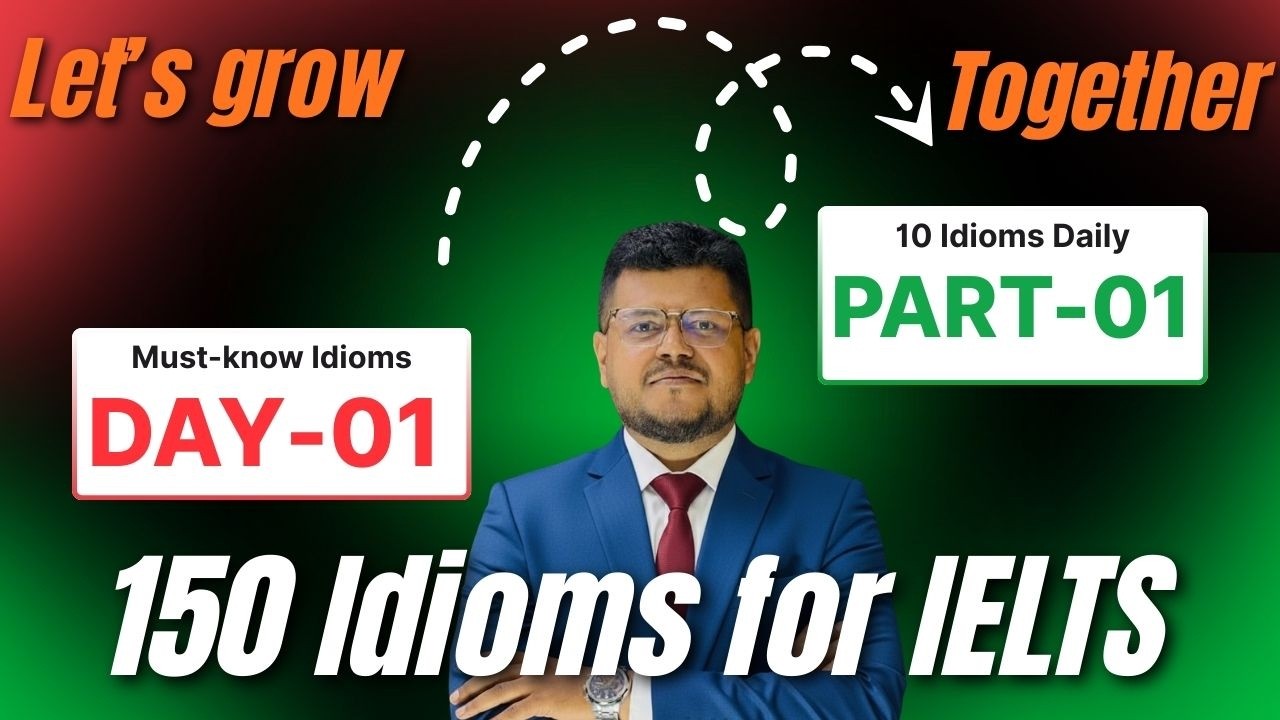 Идиомы, которые обязательно нужно знать | Часть 1, День 1 | IELTS | Вступительный тест | BCS | Ра...