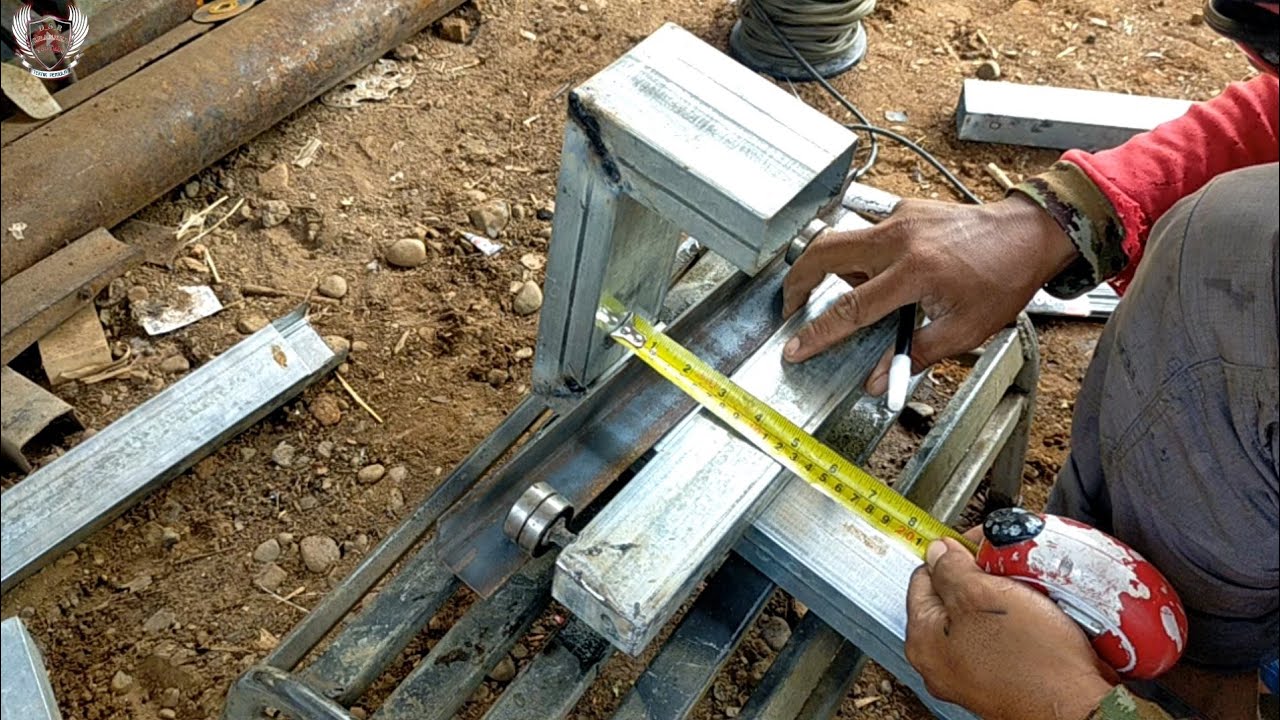 Cara Mudah Membuat Jalur Rel Atas Pada Pintu Pagar, Menggunakan Bearing Kuat Dan Awet