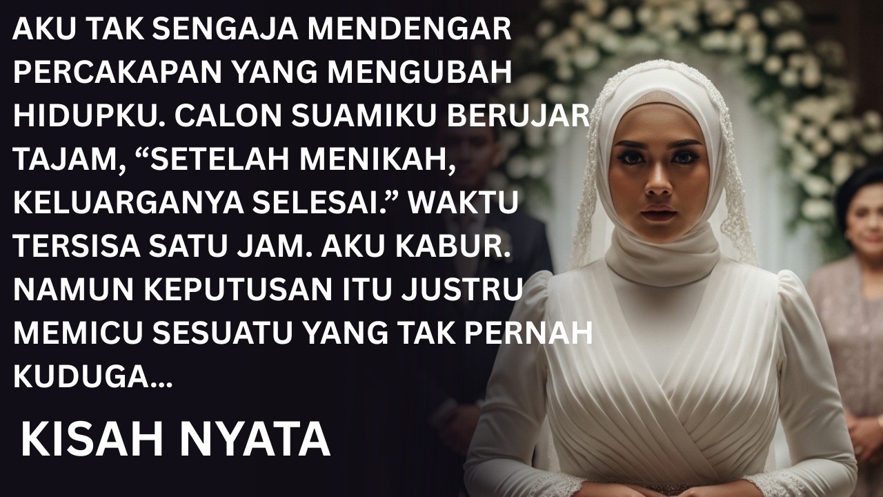 “Setelah menikah, keluarganya selesai.” Waktu tersisa satu jam. Aku kabur.