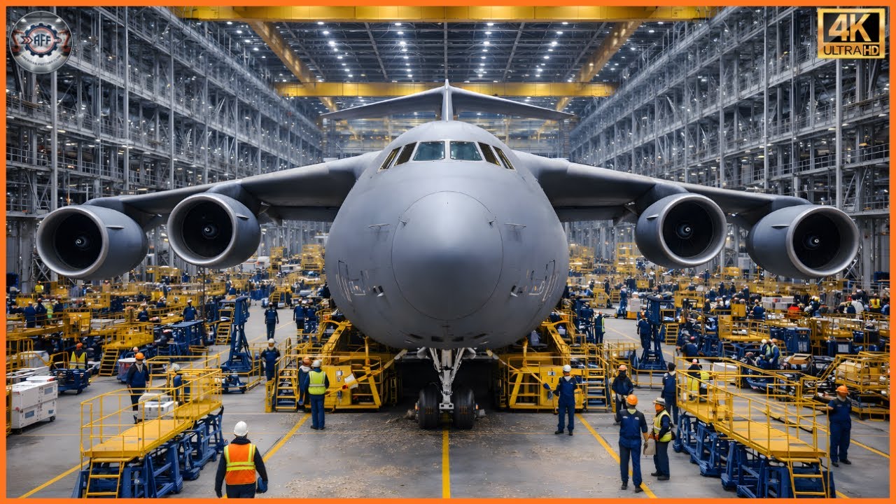 Inside the Lockheed C-5 Galaxy Factory Building America’s Largest Military Aircraft (Full Process)