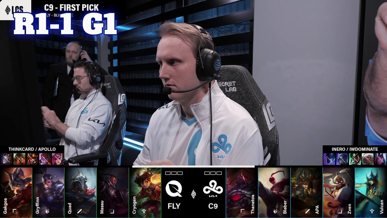 C9 vs FLY - Game 1 | Round 1 S16 LCS Spring 2026 Playoffs | FlyQuest vs Cloud 9 G1 Full Game
