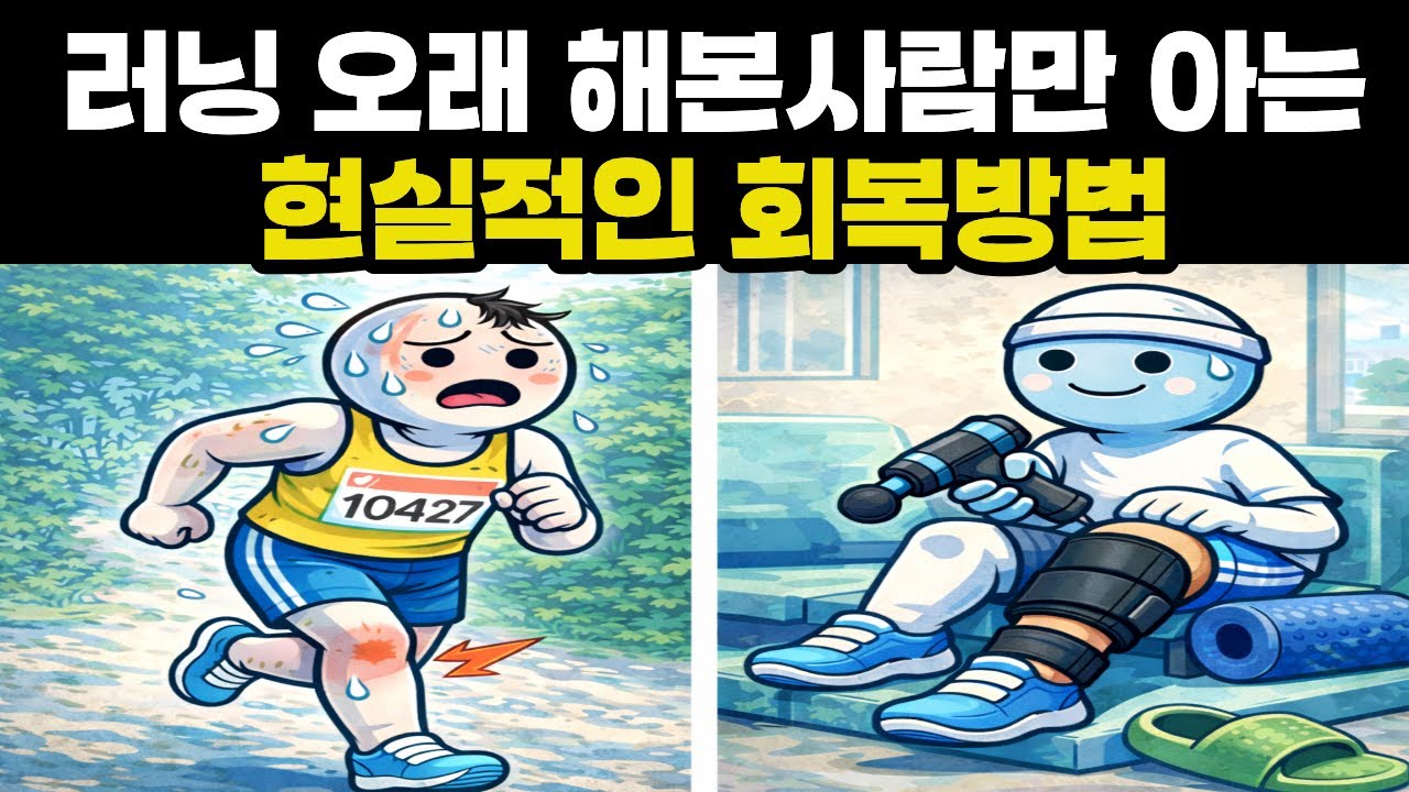 러닝부상 당해보지 않은 러닝초보자는 절대 모르는 현실적인 회복방법(러닝회복아이템)