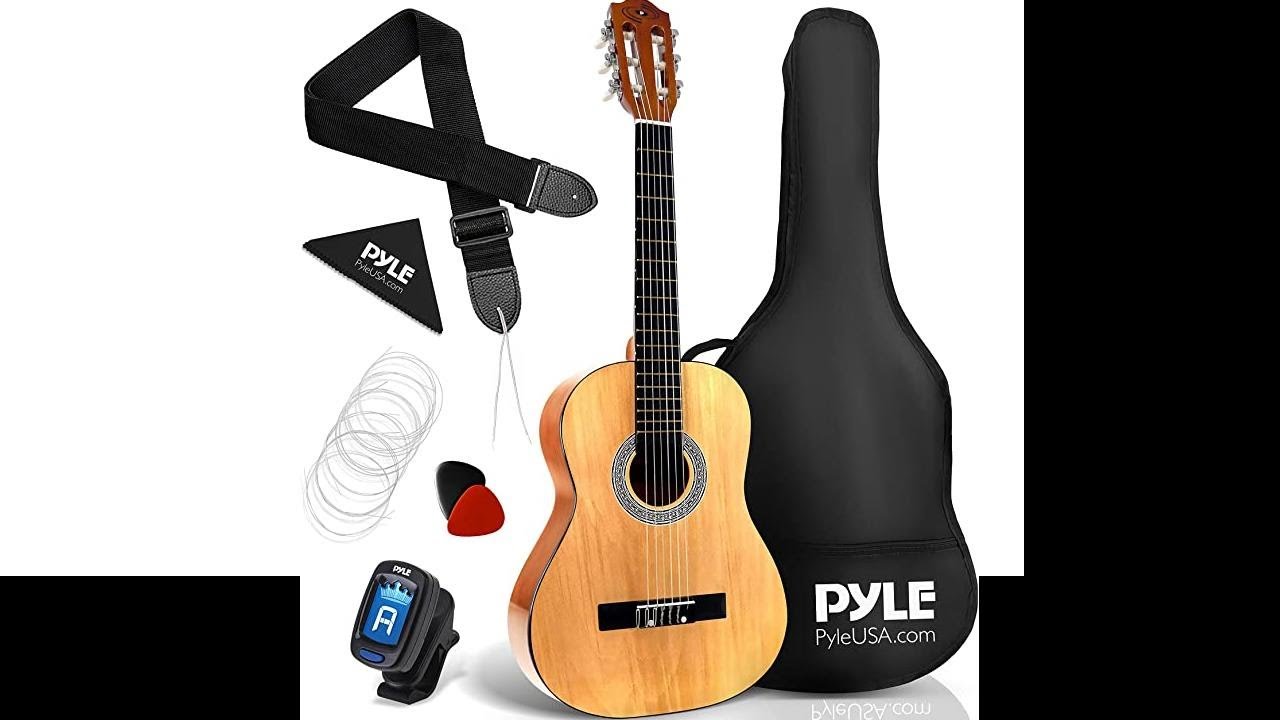 Beginner 30&rdquo; Classical Acoustic Guitar - 1/4 Junior Size 6 String Linden Wood Guitar w/ Gig Bag, Tu