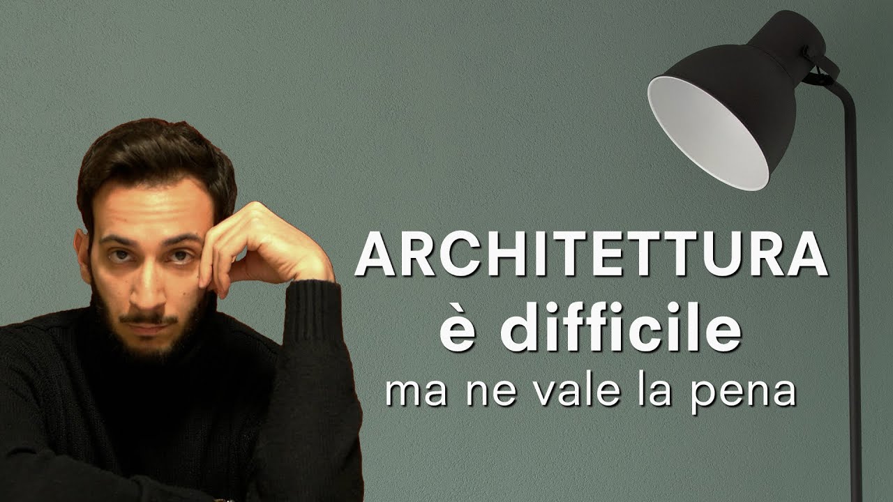 Tutte le difficolt&agrave; di studiare architettura