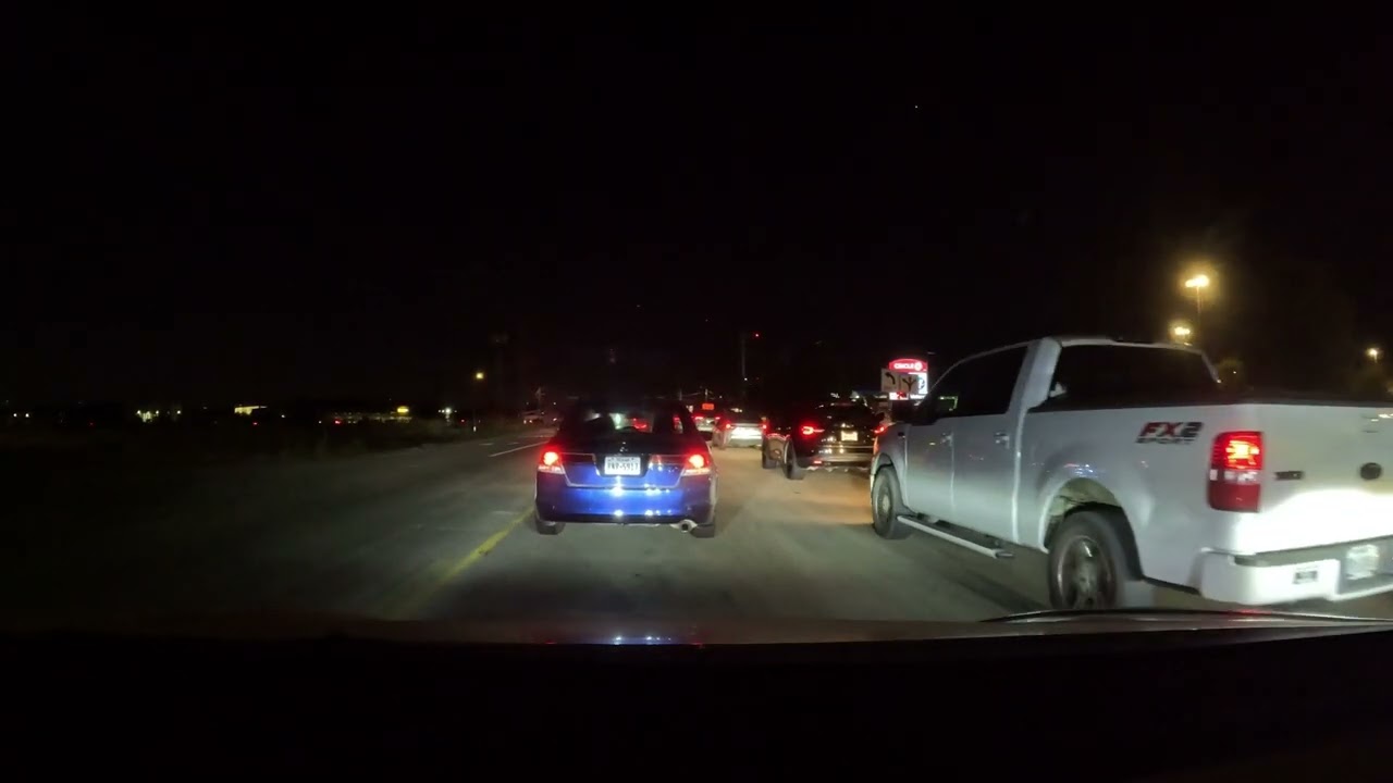 Early Morning Drive To Work In DFW Metropolitan 4K | Sounds for Sleep and Study