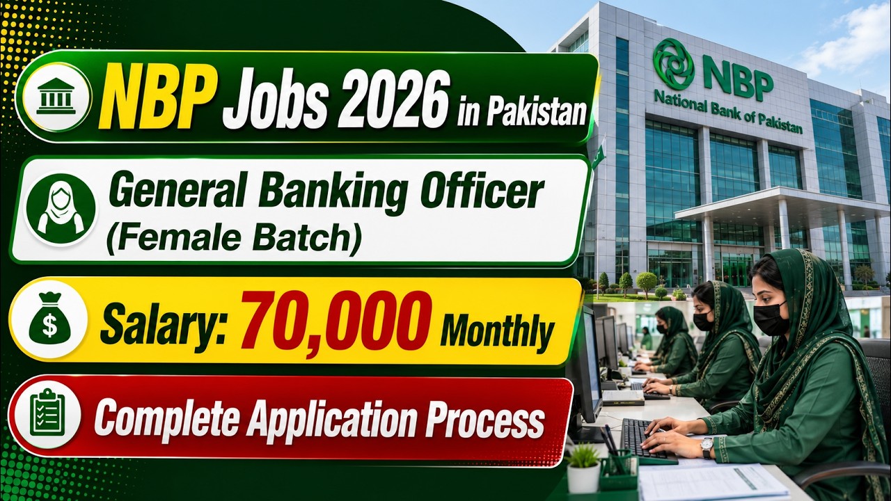 National Bank of Pakistan Jobs 2026 Online Apply | General Banking Officer Test Preparation
