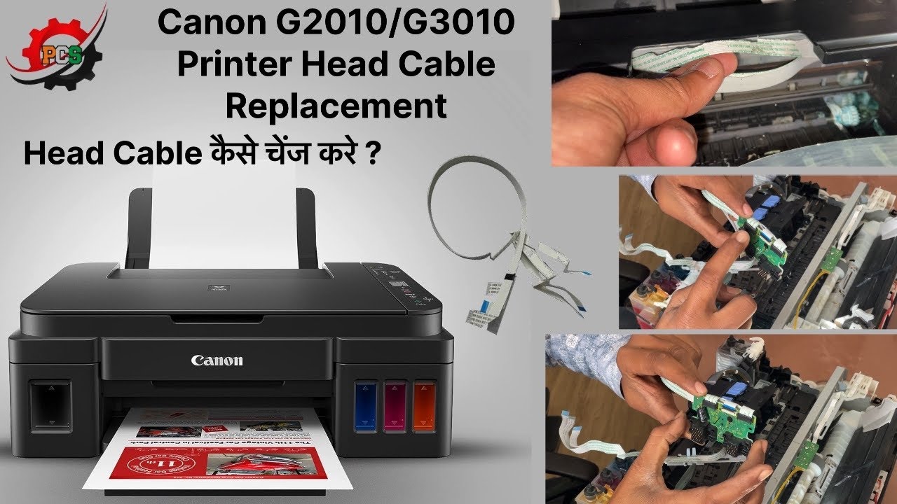 Canon G2010,G3010 Printer Head Cable Replacement ||Step by Step || हेड केबल चेंज करना सीखें