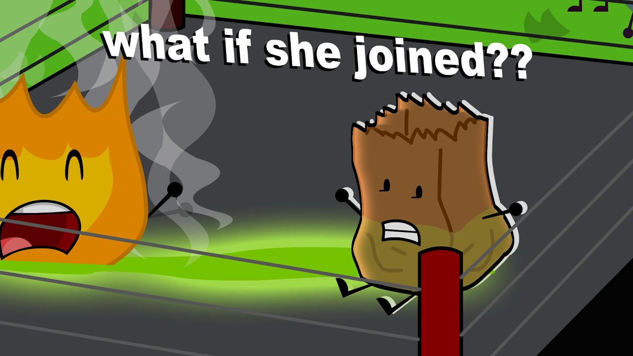 BFDI: what if barf bag joined over david