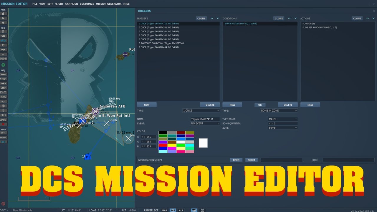 DCS Mission Editor Tricks