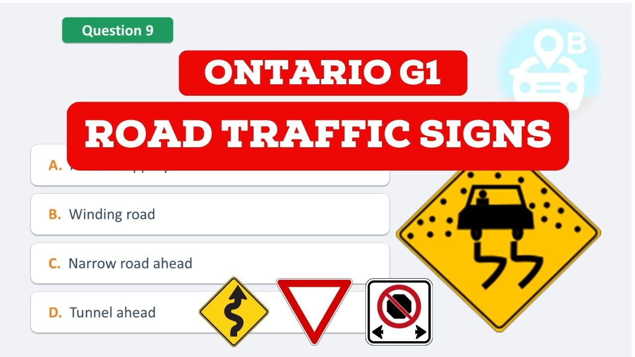 Ontario G1 Road Traffic Signs Practice Test 2026