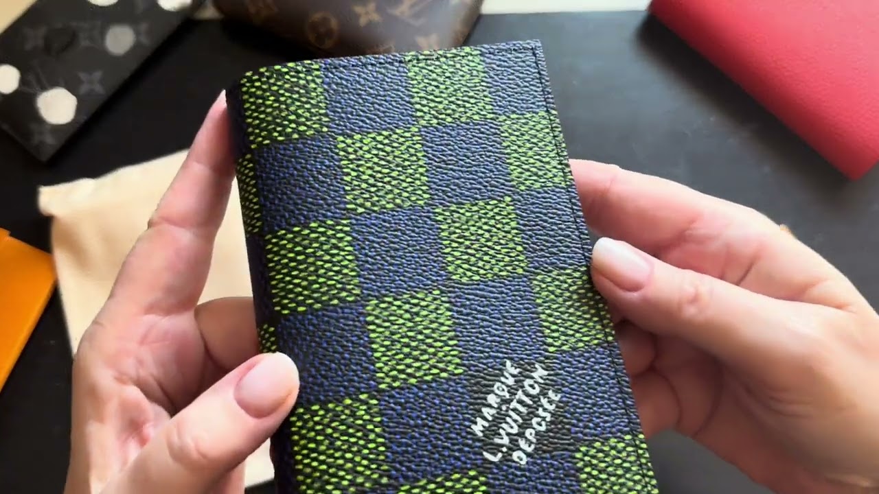 LOUIS VUITTON  Damier Heritage coated canvas PASSPORT COVER