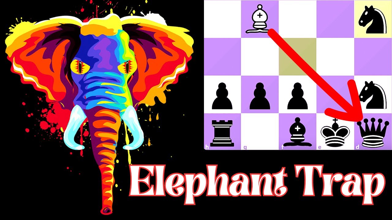 Elephant Trap - Best Check Opening Trick in Queen's Gambit Declined (Hindi Tutorial)