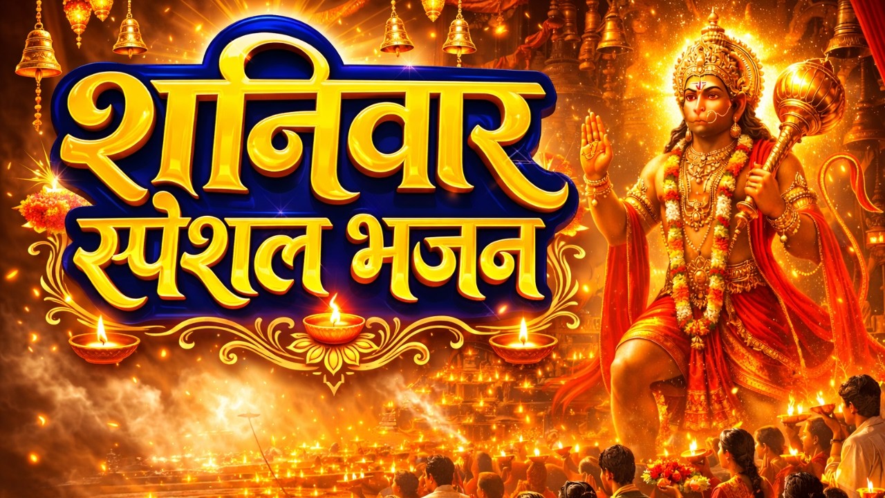 शनिवार भक्ति भजन : श्री हनुमान चालीसा, श्री बजरंग बाण, हनुमान आरती