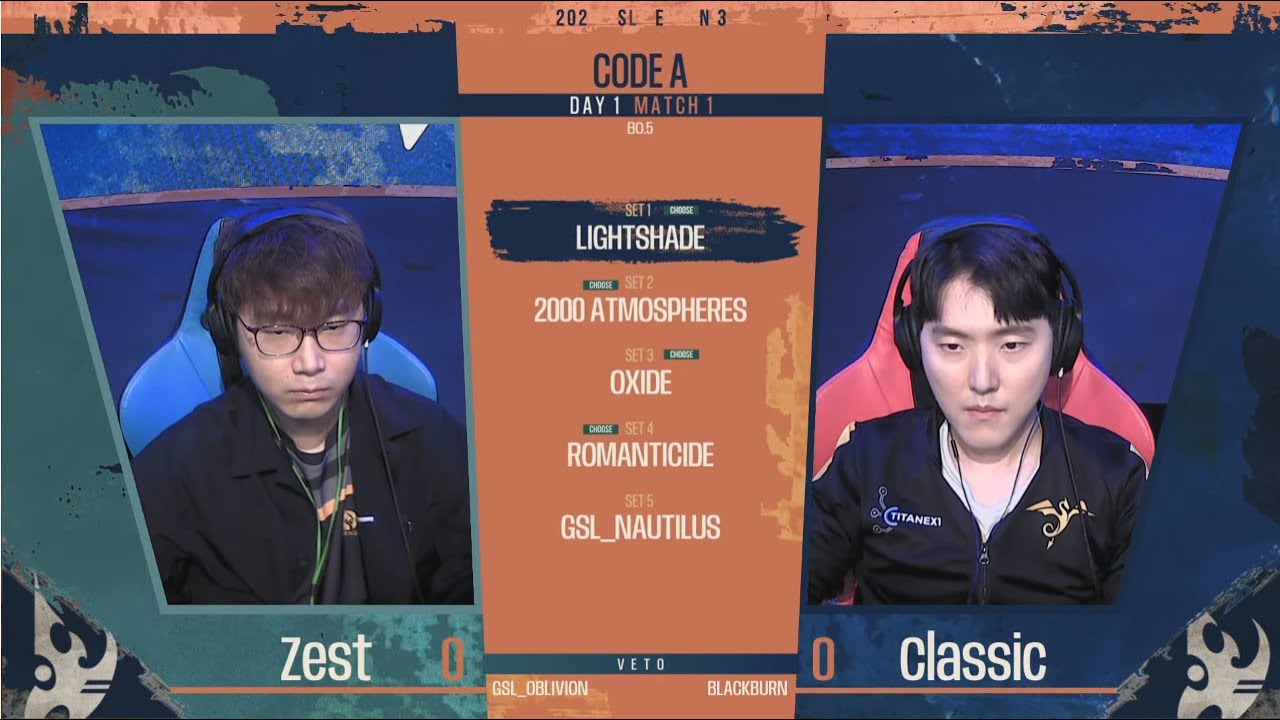 [2021 GSL S3] Code A Day1 Match1 Zest vs Classic