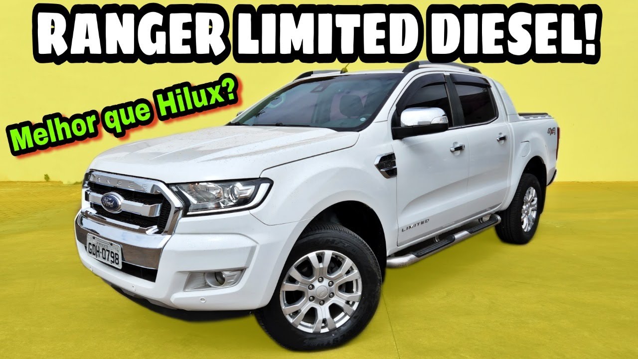 AVALIAÇÃO FORD RANGER LIMITED DIESEL 2017: Melhor que a Hilux e S10?