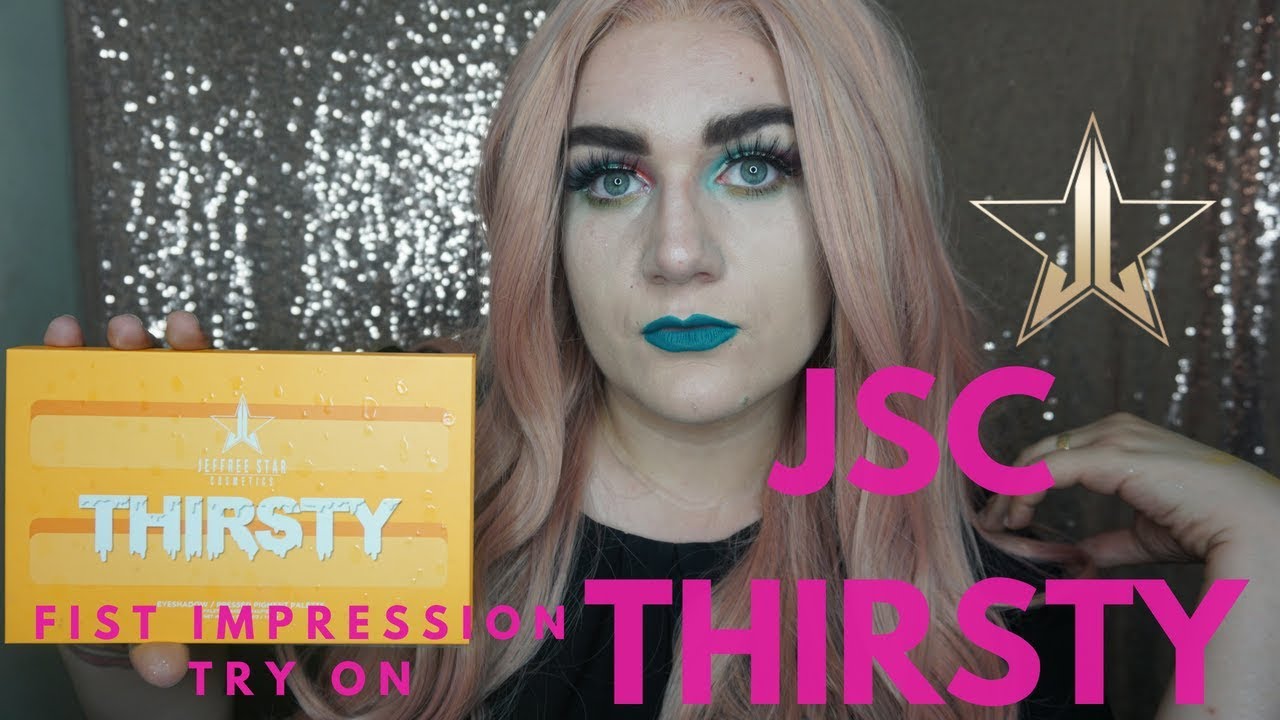 Jeffree Star Cosmetics Thirsty eyeshadow palette first impressions!