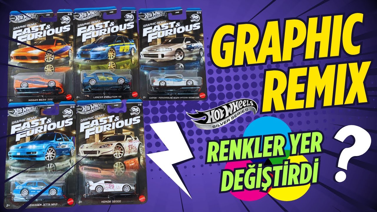 🔥 HOT WHEELS FAST & FURIOUS Graphic Remix Kutu Açılımı! | Yeni Seri’de Hangi Arabalar Var?! 🚗💨