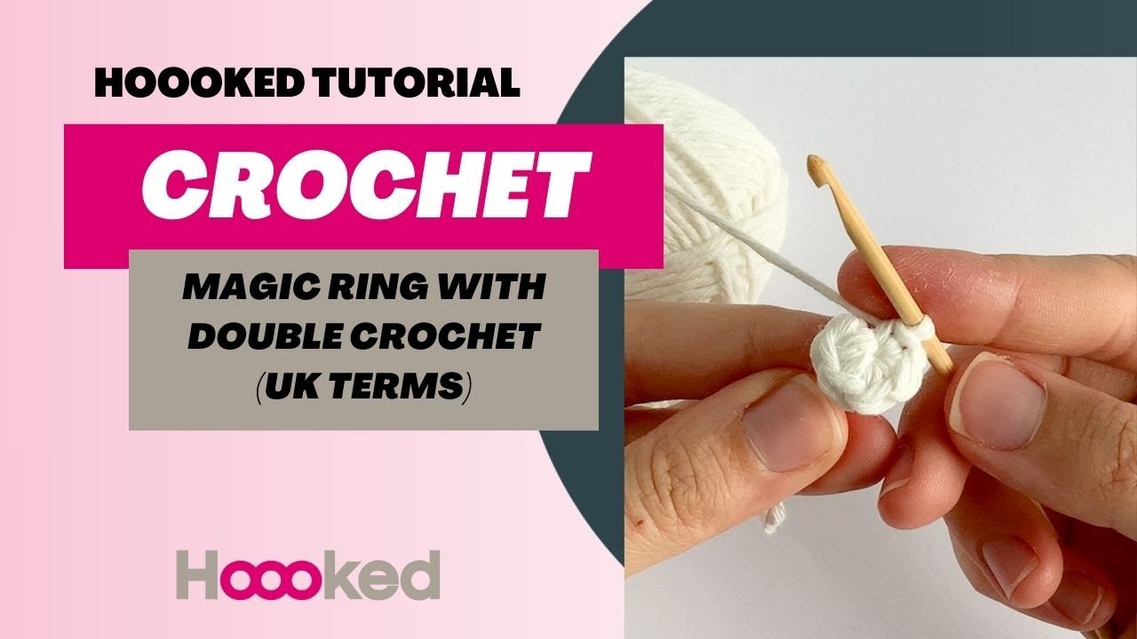Hoooked Tutorial - How to Make a Magic Ring for crocheting Amigurumis