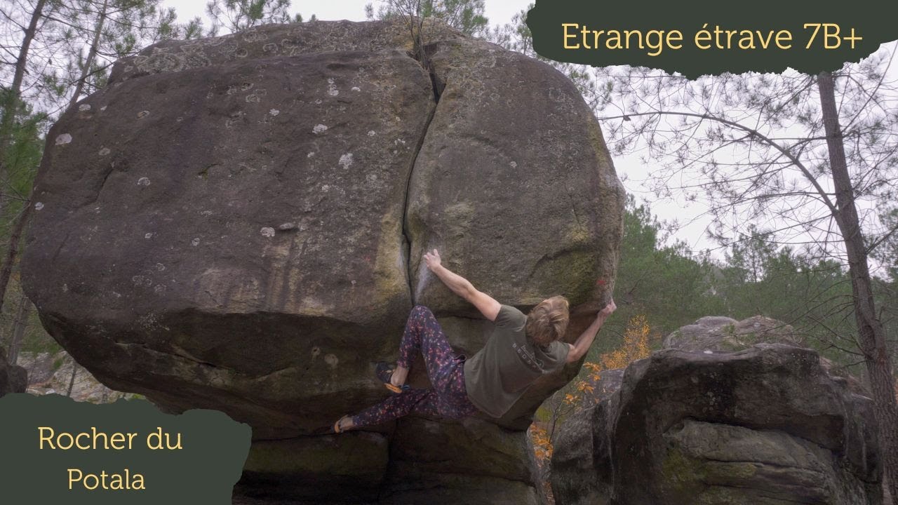 Etrange étrave 7B++ / Rocher du Potala / Fontainebleau